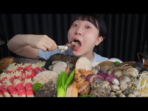 Видео: Моллюск/ Mukbang eating show