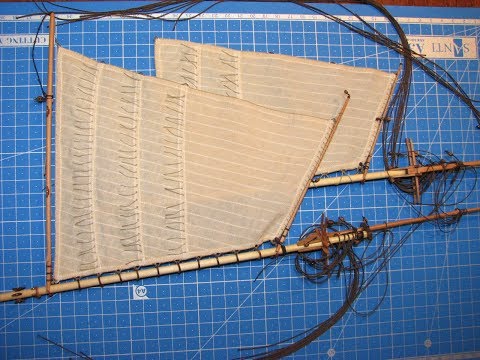 Видео: Шхуна "Полоцк". Такелаж Часть6.