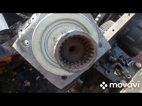 Видео: установка аксиально поршневого гидро насоса на экскаватор МТЗ 82 ЭО 2626