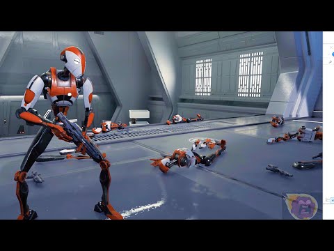 Видео: 501-й легион VS BX Дроид(Винтовка) | STAR WARS JEDI SURVIVOR