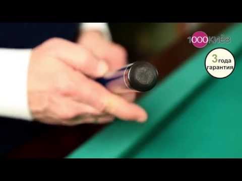 Видео: Кий Мастера Андрея Руденко 2 части Тюльпан Синий/Красный граб