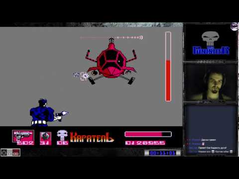 Видео: The Punisher прохождение 100% | Игра на (Dendy, Nes, Famicom, 8 bit) 1990. Live cтрим HD [RUS]