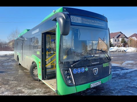 Видео: Автобус 80н | НефАЗ-5299-40-57 (CNG) | борт 0093 | Оренбург