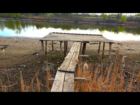 Видео: Высохла вода! Хотел половить на кормачки с вымостки, а пришлось ловить под вымосткой!