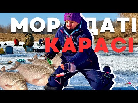 Видео: КАРАСІ не лізуть в лунку‼️ Зимова рибалка на боковий кивок🎣
