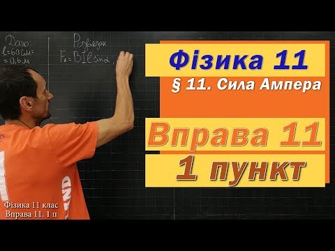 Видео: Фізика 11 клас. Вправа № 11. 1 п