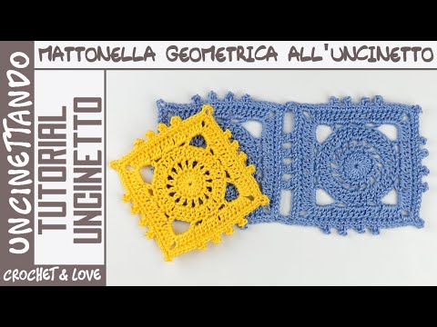 Видео: Простой квадрат крючком + Как соединить квадраты вместе – пошаговое руководство