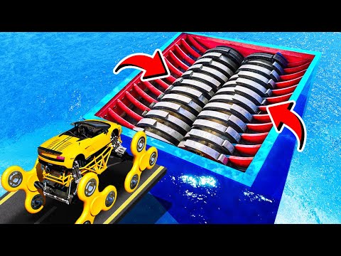 Видео: ПРОЕХАЛ ОГРОМНУЮ ДРОБИЛКУ НА ЧИТЕРСКИХ ТАЧКАХ В ГТА 5 МОДЫ! ЭКСПЕРИМЕНТ ОБЗОР МОДА GTA 5 ОНЛАЙН