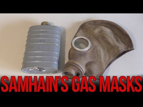 Видео: Противогазы ВОВ: ШМ-1 и МОД О-8 | Soviet WW2 gas masks