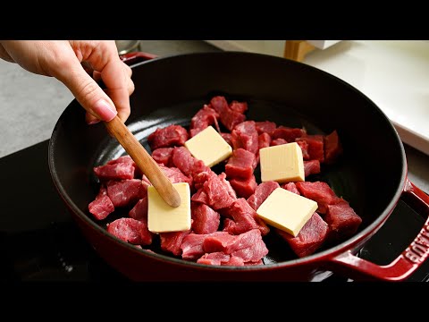 Видео: Я научился этому трюку в ресторане! Самый вкусный рецепт говядины!