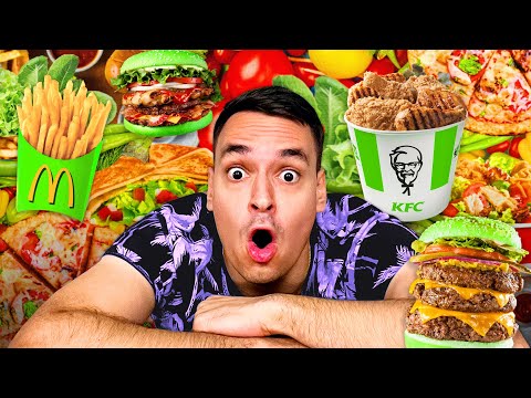 Видео: ЯМ САМО ЗДРАВОСЛОВНИ ХРАНИ ОТ FAST FOOD РЕСТОРАНТИ ЗА 24 ЧАСА!