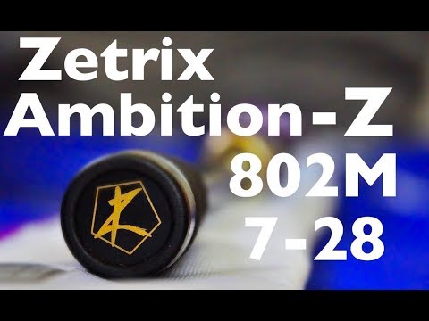 Видео: Тест спининга Zetrix Ambition Z 802M 7-28 грамм.