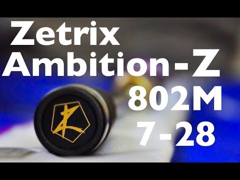 Видео: Тест спининга Zetrix Ambition Z 802M 7-28 грамм.