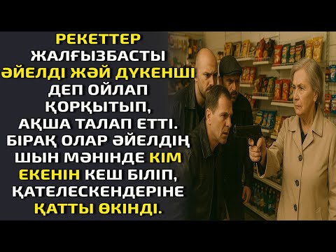Видео: РЕКЕТТЕР ЖАЛҒЫЗБАСТЫ ӘЙЕЛДІ ЖӘЙ ДҮКЕНШІ ДЕП ОЙЛАП ҚОРҚЫТЫП, АҚША ТАЛАП ЕТТІ. БІРАҚ ОЛАР ӘЙЕЛДІҢ ШЫН