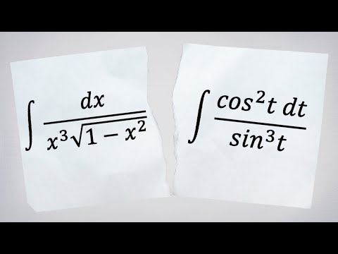 Видео: Два неопределенных интеграла: метод замены переменной и интегрирование по частям.