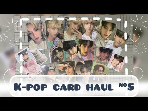 Видео: K-pop card haul 5⭐️ Распаковка карт TxT  #kpop #txt #soobin #andteam