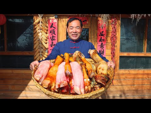 Видео: Копыта свиньи, коровы, овцы, осла — все в одном горшке! Острый соус! | Дядя Сельский Гурман