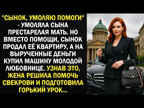 Видео: "Сынок, умоляю помоги" - умоляла сына престарелая мать. Но вместо помощи, сынок продал её квартиру..