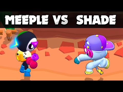 Видео: MEEPLE против SHADE | 1 на 1 | Brawl Stars