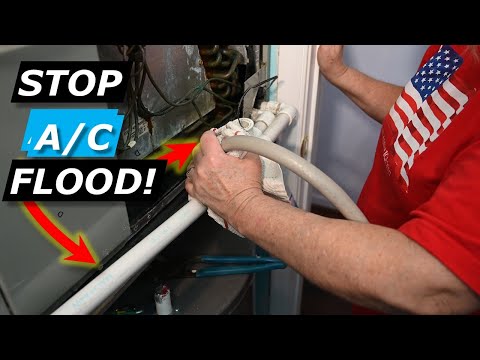 Видео: Кондиционер капает/не включается? 2 совета по прочистке сливной трубы кондиционера