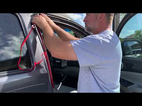 Видео: Устранение шума ветра в Toyota Tacoma!
