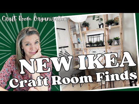 Видео: НОВЫЕ находки IKEA для комнаты для творчества || Лайфхаки от IKEA || Организация комнаты для твор...