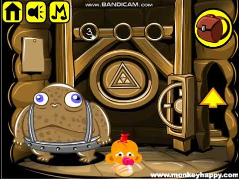 Видео: Счастливая обезьянка, уровень 282 (Monkey Go Happy Stage 282)