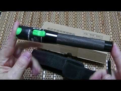 Видео: Лазерный фонарик- визуальный дефектоскоп оптических линий