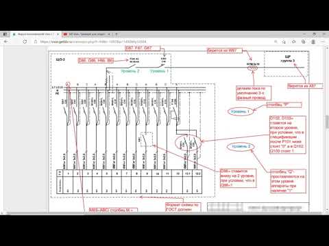 Видео: Visio. Трафарет для создания однолинейной схемы (1 серия): изменить аппараты на вводе в щит