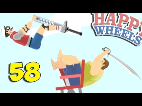 Видео: Happy Wheels 58 - БАБКА ПИРАТ!!