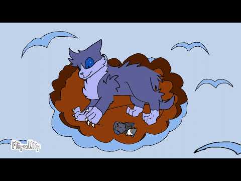 Видео: Синегривка отдает котят Жёлудю/Коты-воители/