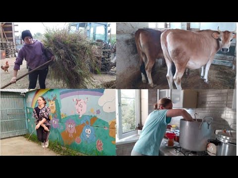 Видео: ПОХУДЕЛА НА ХОЗЯЙСТВЕ НА 8 КГ!!!🙈🤱🌱🐄🐖🤗🐓🧘