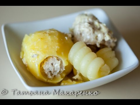 Видео: Картофель фаршированный в Oursson 5010