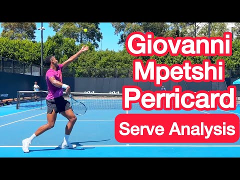 Видео: Анализ подачи Джованни Мпетши Перрикарда (объяснение его УДИВИТЕЛЬНОЙ теннисной техники)