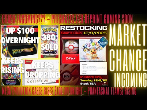 Видео: Грядёт катастрофа??? - Скоро выйдет переиздание Prismatic ETB - Mega Evolutions дороже на $100 - ...