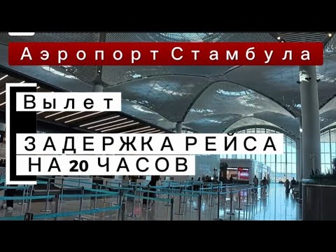 Видео: Аэропорт Стамбула(IST) вылет ,задержка рейса на 20 часов | Стамбул лето 2025 |