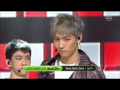Видео: [Gods Seven GOT7] - Девушки Девушки Девушки @ Популярные Inkigayo 140126