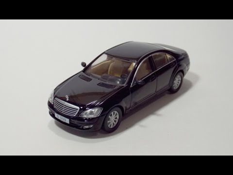 Видео: Mercedes S 500, масштаб 1:43 - обзор модели из журнальной серии "Суперкары" от deagostini