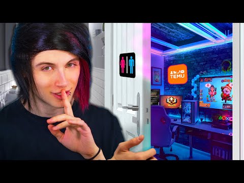 Видео: Направих ТАЙНА TEMU GAMING СТАЯ в ТОАЛЕТНА!