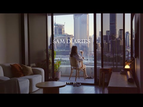 Видео: Дневники в 5 утра | наблюдение за восходом, кофе, йога, самоуход, фокачча