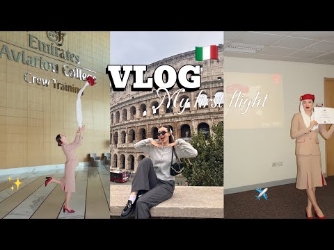 Видео: Vlog Окончание колледжа , первый рейс в Рим , жизнь в Дубае