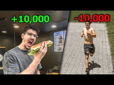 Видео: Опитах да Изям и После да Изгоря 10,000 Калории!