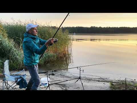 Видео: Рыбалка на реке Buļupe.Килограммовые лещи и подлещик.