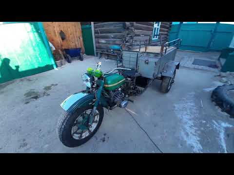Видео: Сборка трицикла из Урала.Первый запуск на новых запчастях!