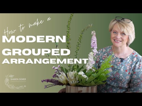 Видео: Как создать современную/групповую цветочную композицию с помощью Fibrefloral