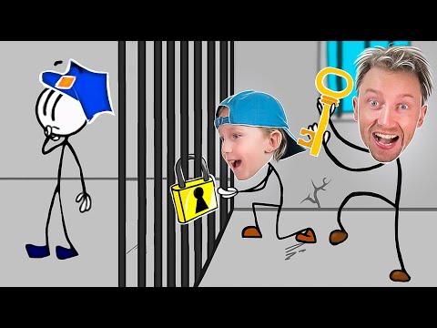Видео: Смешной побег из тюрьмы Генри Стикмена — эта игра взорвала наш мозг !