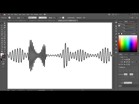 Видео: Как рисовать звуковые волны в Adobe Illustrator