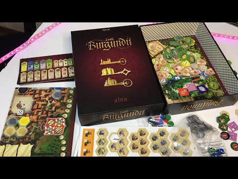 Видео: THE CASTLES OF BURGUNDY (20TH ANNIVERSARY) ЗАМКИ БУРГУНДИИ: ЮБИЛЕЙНОЕ ИЗДАНИЕ РАСПАКОВКА