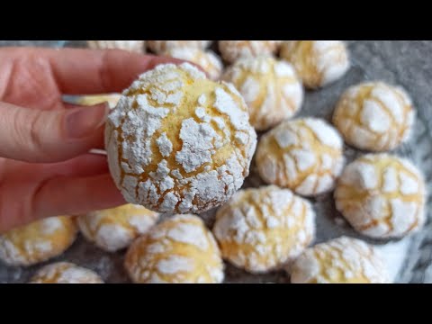 Видео: ВКУСНЕЙШЕЕ апельсиновое ПЕЧЕНЬЕ с трещинками