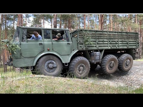 Видео: Versuchsanlage Horstwalde 2023 Tatra 813 Zil 131 Test Track Тест Драйв